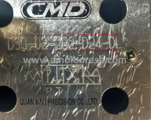 شیر برقی  تک بوبین هیدرولیکCMD مدل DSG-02-2B2-D24-DL - Image 2