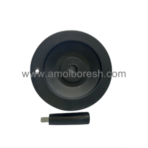 دسته چرخان قطرسوراخ شفت16mm قطر فلکه  158mm برای تنظیم ارتفاع اره اصلی