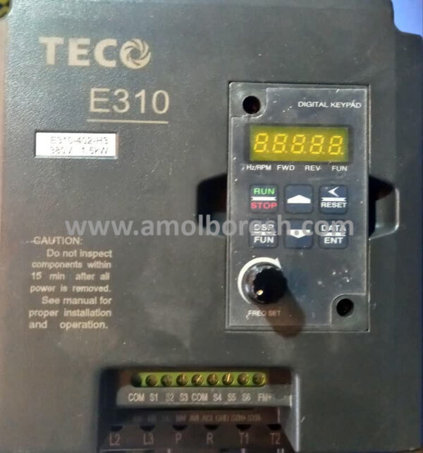 اینورتر واحد پرداخت - سه فاز  TECO  E310-402-H3 - Image 2