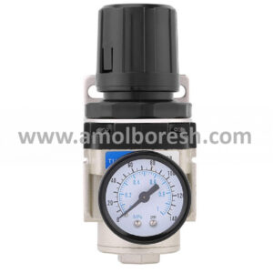 فشار شکن باد به همراه مانومتر 10 بار AIRTAC AR1500(لبه چسبان سری Queen 4)