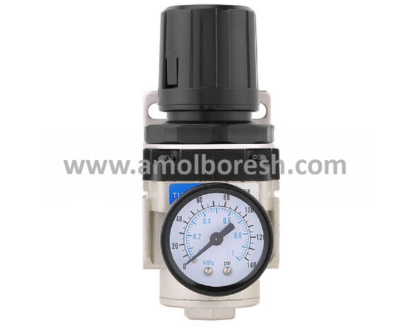 فشار شکن باد به همراه مانومتر 10 بار AIRTAC AR1500(لبه چسبان سری Queen 4)