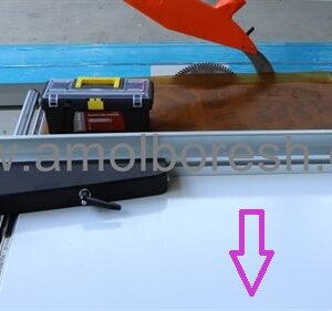 سینی بزرگ فلزی پشت اره دورکن PS سایز 100*80cm