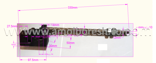 بست پیچ و مهره تنظیم زاویه پایه اتصال موتور دورکن - Image 2
