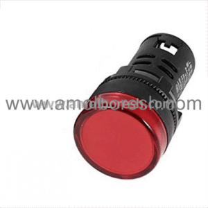 چراغ سیگنال تابلویی قرمز AC/DC24V 20mA  APT