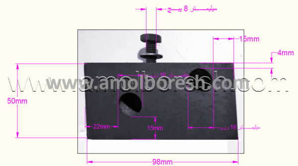 یاتاقان(چدنی جلو و عقب و بالا و پایین اره خط زن) - Image 3