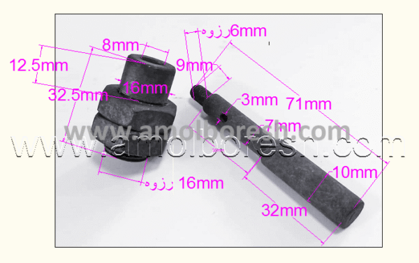 قفل کن  پیچ 6 میلیمتر(ریل دورکن) - Image 2