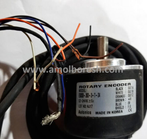 انکودر روتاری آتونیکس مدل E50S8-360-3-T-24 (متر خوان چرخشی لبه چسبان) - Image 2