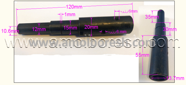 میل راهنما رزوه 6 میلیمتر لبه چسبان - Image 2