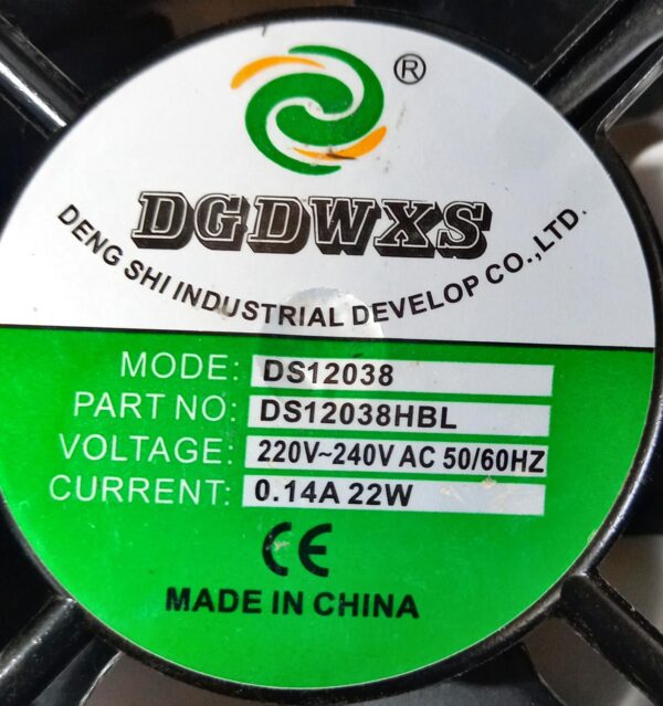 فن داخل کابین DGDWXS( 220ولت DS12038) - Image 3