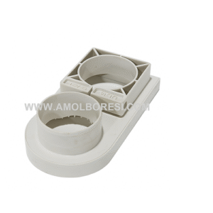 کاور 90 میلیمتر (گردگیر پلاستیکی سفید رنگ اسپیندلCNC)