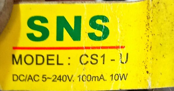 سنسور جک SNS مدل CS1-U20-25 - Image 2