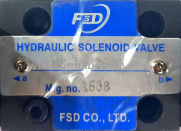 شیر برقی  دو بوبین هیدرولیک FSD(مدل DSG-02-3C6-A220-DL) - Image 2