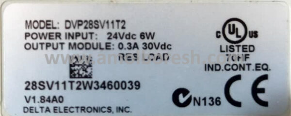 plc پی ال سی دلتا(DVP28SV11T2) - Image 2