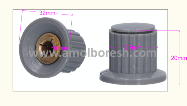 درپوش دستگیره ( تنظیم جابجایی سنگA109) - Image 2