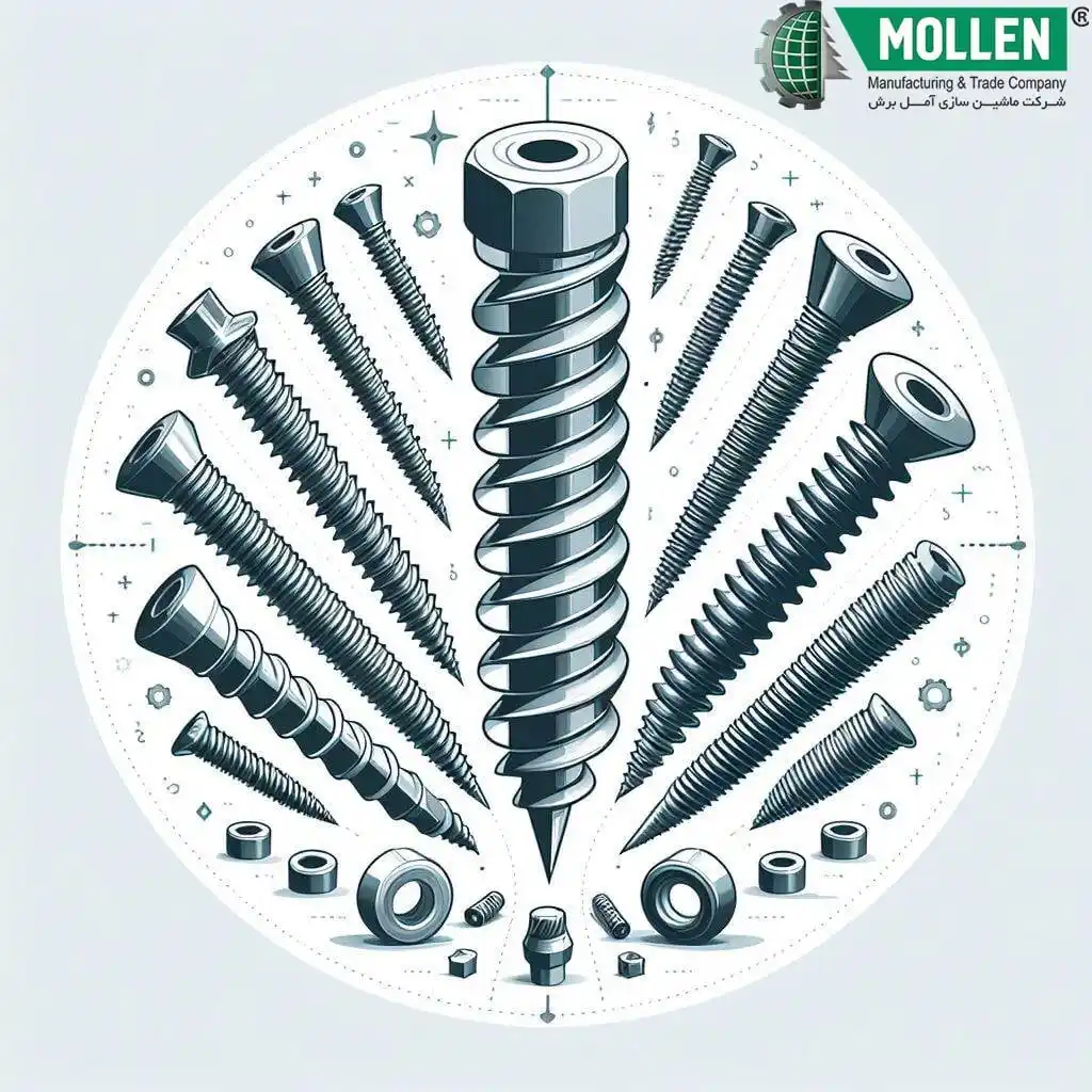 پیچ کونیک دار چیست؟ کاربرد و موارد استفاده از پیچ کونیک دار