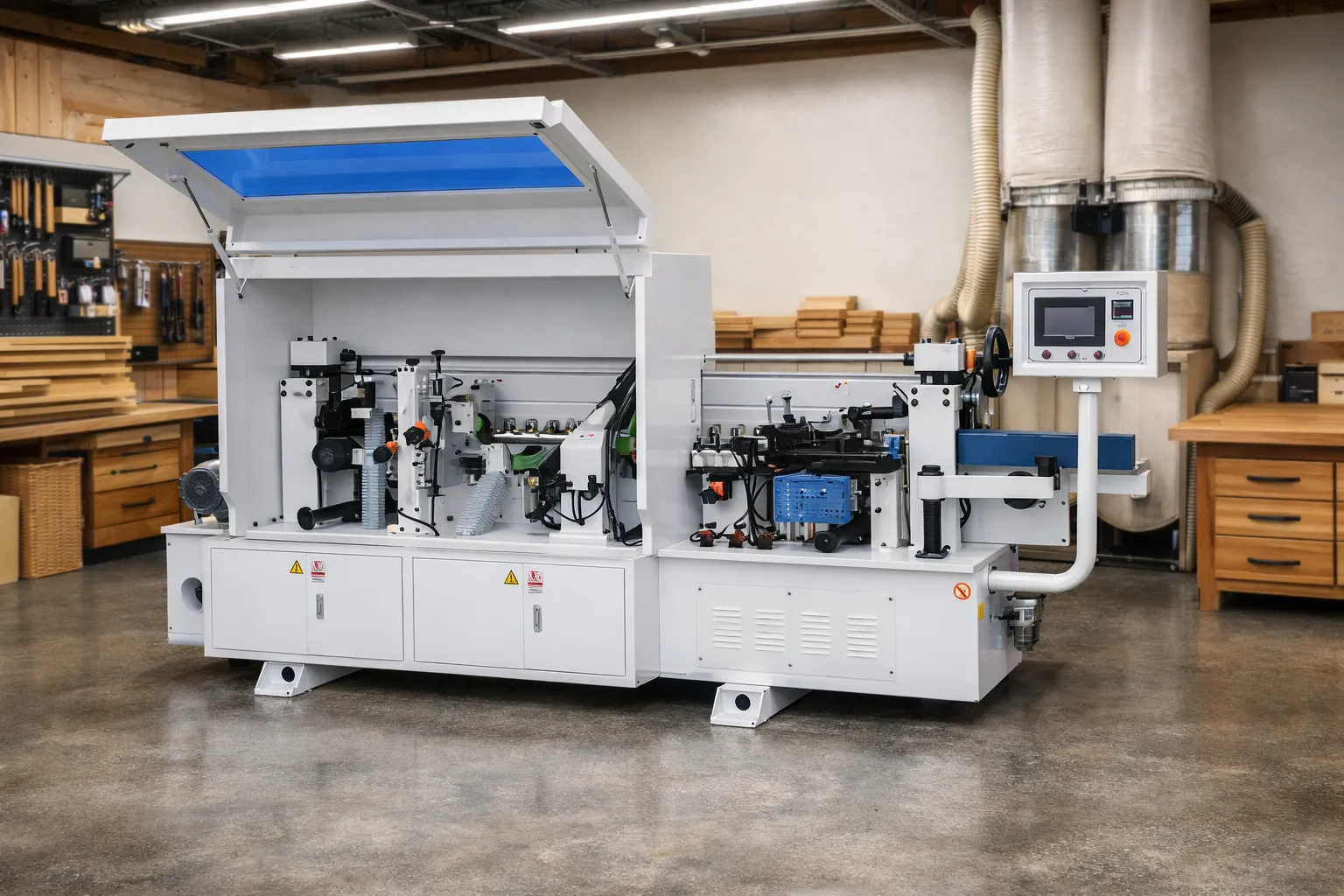 لبه چسبان صنعتی 4 ایستگاه مولن MZ330